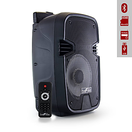 Befree sound bluetooth rechargeable shop party speaker with illuminating lights