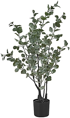 Monarch Specialties Tabitha 35”H Artificial Plant With Pot, 35”H x 20”W x 19"D, Green