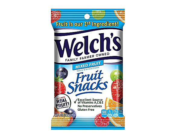 Welch's&reg; Fruit Snacks, 5 Oz. Bag
