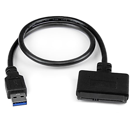 Savant Scrupulous Oprør StarTech.com USB 3.0 to 2.5 SATA III Hard Drive Adapter Cable w UASP -  Office Depot