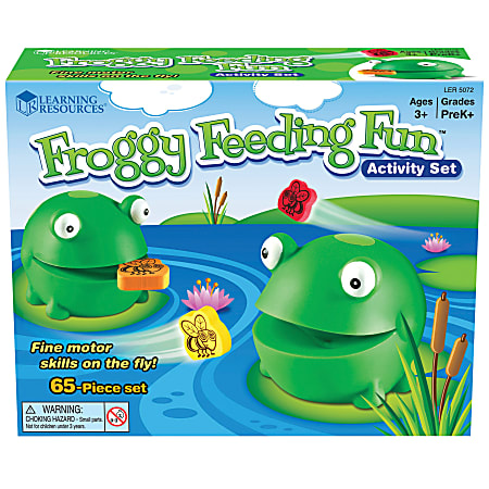 Learning Resources® Froggy Feeding Fun™ Set, Pre-K - Grade 3