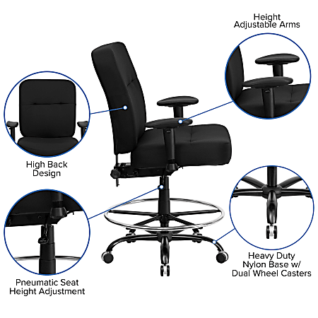 Hercules big and tall drafting chair 2025