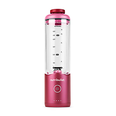 Nutribullet Flex Portable Blender, 22.4 Oz, Ruby Red, Total Qty 1