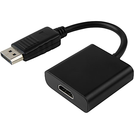 4XEM 8 Inch DisplayPort Male To HDMI Female Adapter - 10" DisplayPort/HDMI A/V Cable  - 4XDPHDMI