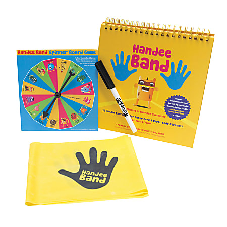 Handee Band Flip Book Kit With Fitness Band, Yellow