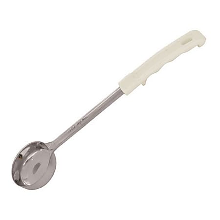 Winco Solid Portion Spoon, 3 Oz, Beige