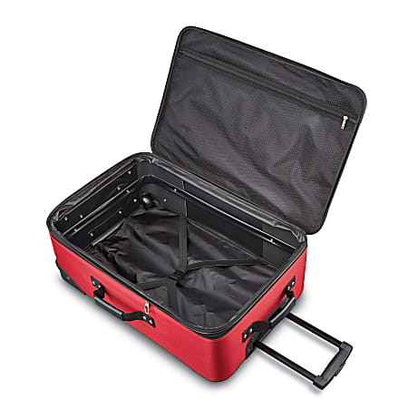 American Tourister Fieldbrook XLT Polyester 3 Piece Luggage Set BlackRed -  Office Depot