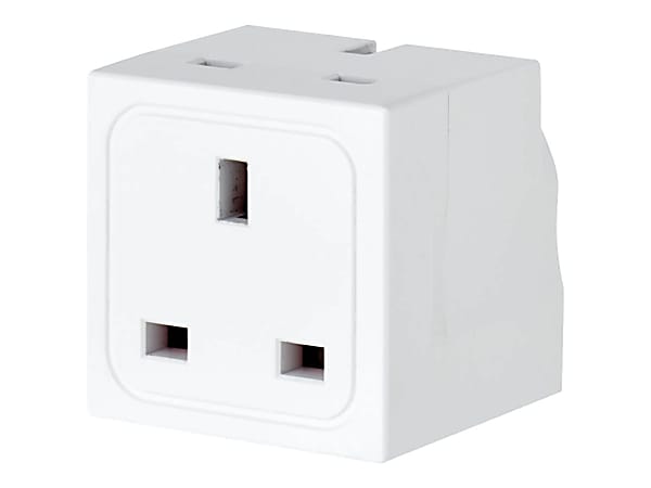 Tripp Lite 2-Outlet Power Strip - British BS1363A Outlets, 220-250V AC, 13A, Direct Plug, BS1363A Plug, White - Power strip - 13 A - AC 230 V - input: BS 1363A - output connectors: 2 (BS 1363A) - United Kingdom - white