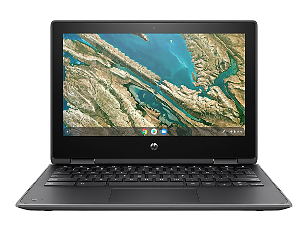HP Chromebook x360 11 G3 EE 11.6" Touchscreen 2 in 1 Chromebook - 1366 x 768 - Celeron N4020 - 8 GB RAM - 32 GB Flash Memory - Chalkboard Gray - Chrome OS 64-bit - Intel UHD Graphics 600 - In-plane Switching (IPS) Technology