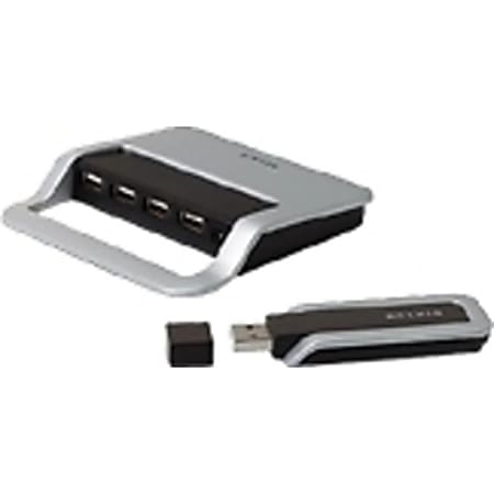 Belkin Cable-Free USB Hub, up to 480 Mbps for USB 2.0 devices