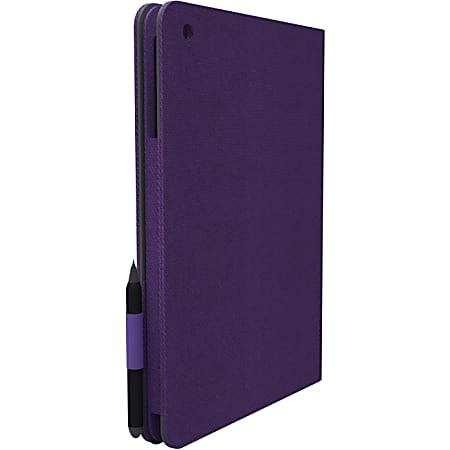 Kensington Comercio K44424WW Carrying Case (Folio) for iPad Air 2, Business Card, ID Card, Stylus, Paper Sheet - Plum