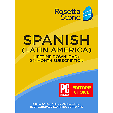 Learn Spanish: Rosetta Stone 24 Mo Online Subscription Plus Bonus Lifetime Download