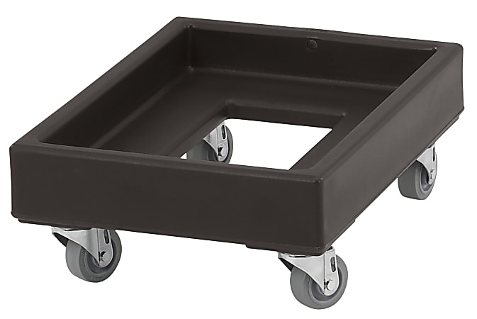 Cambro Camdolly Milk Crate Dolly, 8-1/4" x 16-3/8", Black