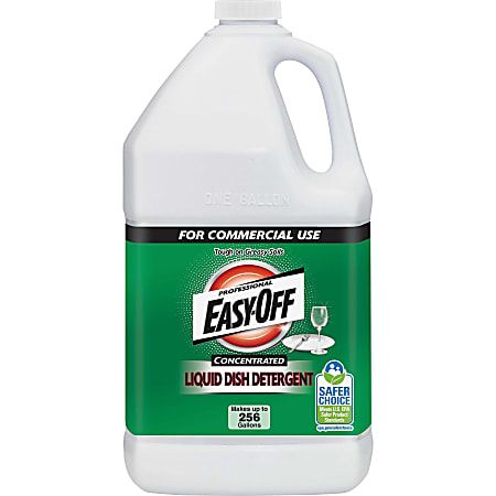 Easy-Off EasyOff Liquid Dish Detergent - Liquid - 128 fl oz (4 quart) - Bottle - 1 / Each - Blue