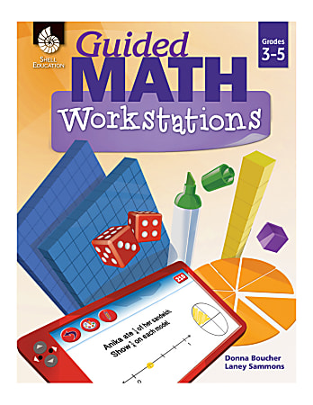 Shell Education Guided Math Workbook, Grades 3-5