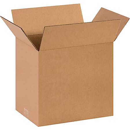 Partners Brand Corrugated Boxes, 15" x 12" x 14", Kraft, Pack Of 25 Boxes