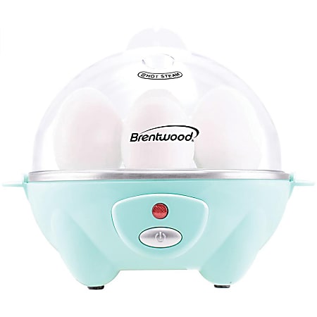 Brentwood Electric 7-Egg Cooker With Auto Shutoff, Blue