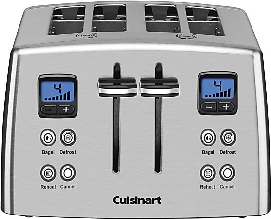 Cuisinart Extra-Wide Slot 4-Slice Toaster - Stainless Steel
