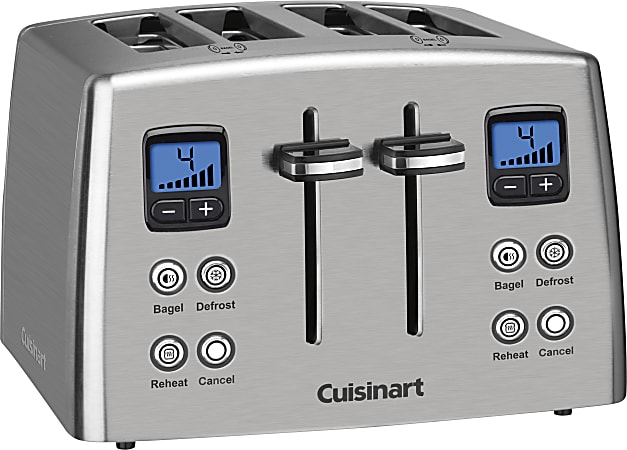 Cuisinart Extra-Wide Slot 4-Slice Toaster - Stainless Steel