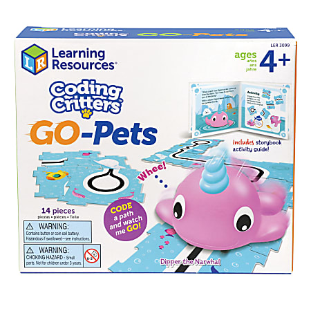Learning Resources Coding Critters Go-Pets, Dipper The Narwhal