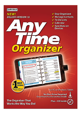 AnyTime® Organizer Deluxe 15, Disc/Download