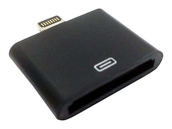 4XEM - Lightning adapter - Apple Dock female to Lightning male - black