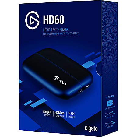 Elgato Game Capture HD60 Functions Video Game Capturing USB 2.0 1920 x 1080 PC Mac External - Office Depot Elgato Game Capture HD60 Functions Video Game Capturing USB 2.0 1920 x 1080 PC Mac External - Office Depot