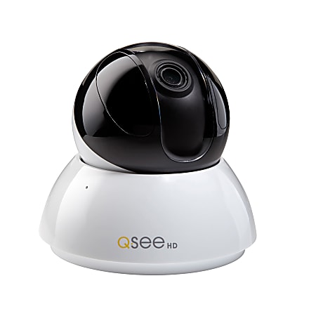 Q-See Pan Tilt Wi-Fi Security Camera, White, QCW4MP1PT16