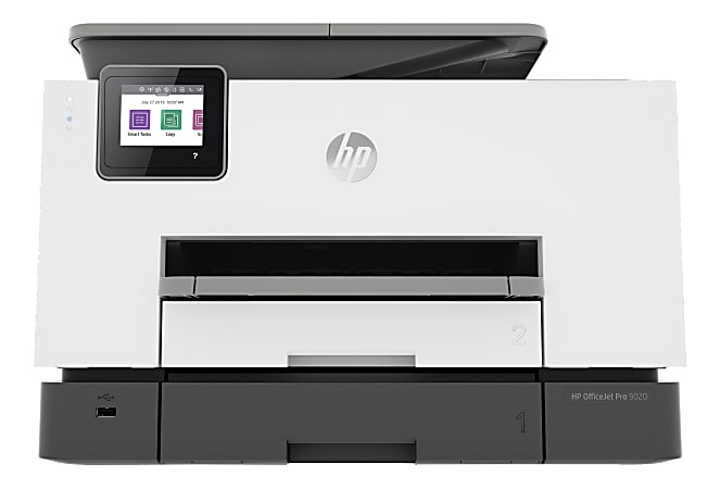 HP OfficeJet Pro 9020 Wireless Inkjet All In One Color Printer - Office  Depot