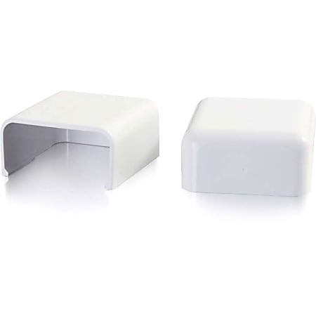 C2G Wiremold Uniduct 2900 Blank End Fitting - White - End Fitting - White - Polyvinyl Chloride (PVC)