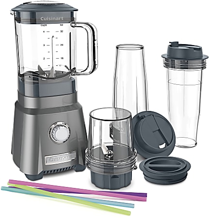 Ninja Nutri Ninja 5 Speed Blender With Auto iQ Stainless Steel - Office  Depot