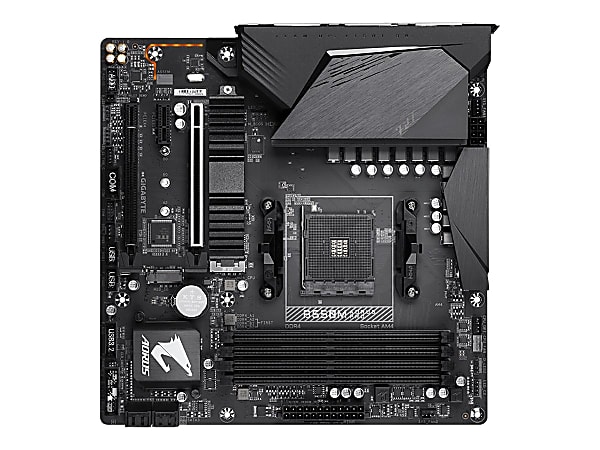 Gigabyte B550M AORUS PRO - 1.0 - motherboard - micro ATX - Socket AM4 - AMD B550 Chipset - USB-C Gen2, USB 3.2 Gen 1, USB 3.2 Gen 2 - Gigabit LAN - onboard graphics (CPU required) - HD Audio (8-channel)
