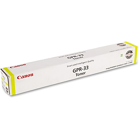 Canon GPR-33 Original Toner Cartridge - Laser - 52000 Pages - Yellow - 1 Each