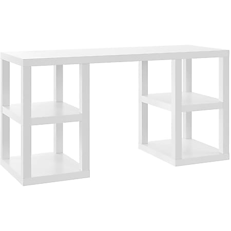 Ameriwood™ Home Parsons Deluxe 60"W Writing Desk, White