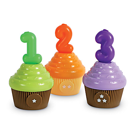 Learning Resources Snap-N-Learn Counting Cupcakes, Multicolor