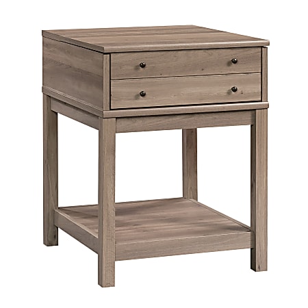 Sauder salt store oak end table