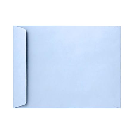 LUX Open-End 10" x 13" Envelopes, Peel & Press Closure, Baby Blue, Pack Of 1,000