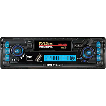 Pyle PLRCS19U Car Cassette Player - 200 W RMS - iPod/iPhone Compatible