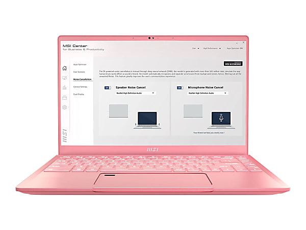 MSI Prestige 14 14" Rugged Gaming Ultrabook - Intel Core i7-1185G7 - 16 GB RAM - 1 TB SSD - Rose Pink - Windows 10 Pro - NVIDIA GeForce GTX 1650 Max-Q, True Color Technology - 10 Hour Battery