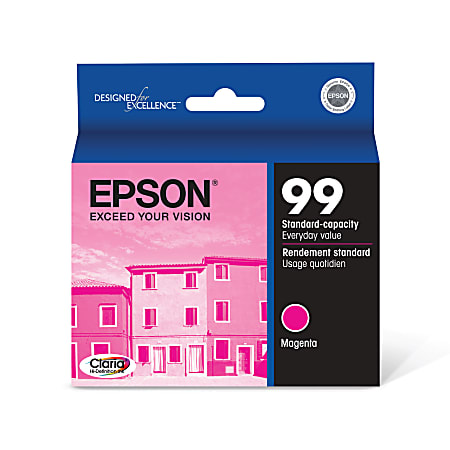 Epson® 99 Claria® Magenta Ink Cartridge, T099320-S