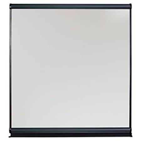 Quartet® Connectables® Porcelain Dry-Erase Board, Graphite Frame, 48" x 48"