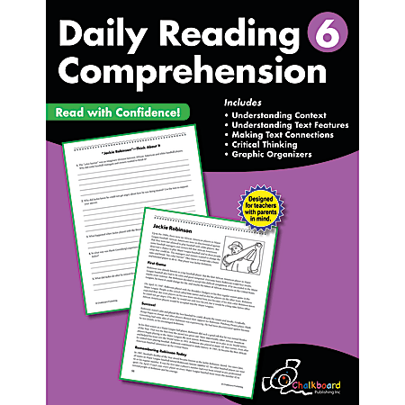 Creative Teaching Press® Daily Reading Comprehension Workbook, Grade 6