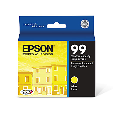 Epson® 99 Claria® Yellow Ink Cartridge, T099420-S