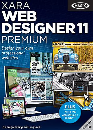 MAGIX Xara Web Designer 11 Premium, Traditional Disc