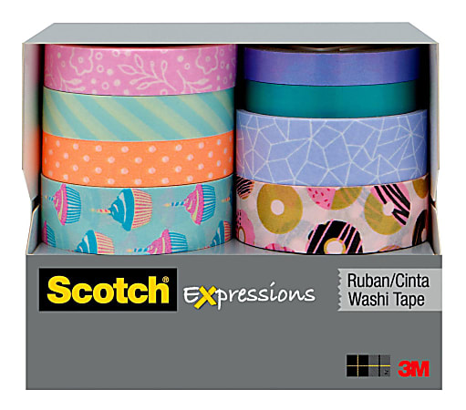 Scotch Expressions Decorative Masking Tape 1 x 20 Yd. Primary Red - Office  Depot