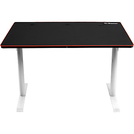 Arozzi Arena Leggero Gaming Desk White Office Depot