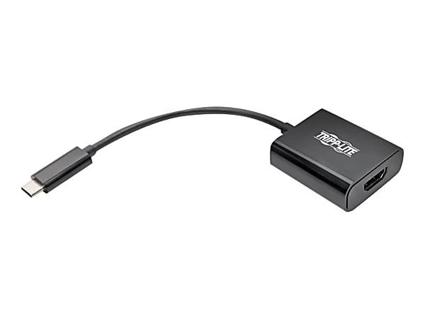 Tripp Lite USB C to HDMI Adapter Converter MF 4K USB Type C to HDMI Black  USB Type C Thunderbolt 3 Compatible External video adapter USB C 3.1 HDMI  black - Office Depot