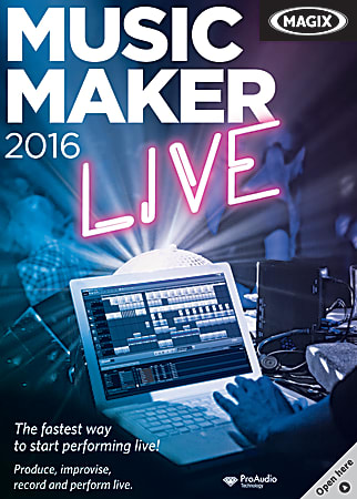 Magix Music Maker 2016 Live, Disc