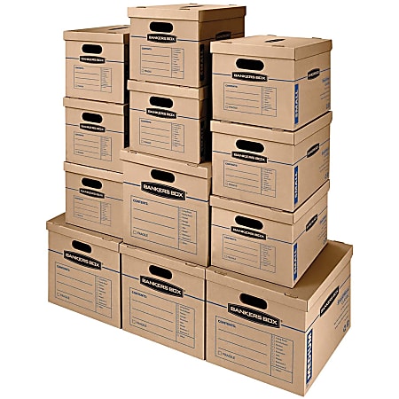 Bankers Box SmoothMove Classic Moving Boxes With Lift Off Lids 14 x 18 ...