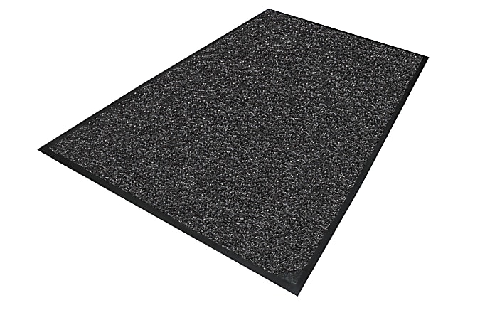 M+A Matting MicroLuxx Floor Mat, 59” x 35”, Universal, Slate Gray